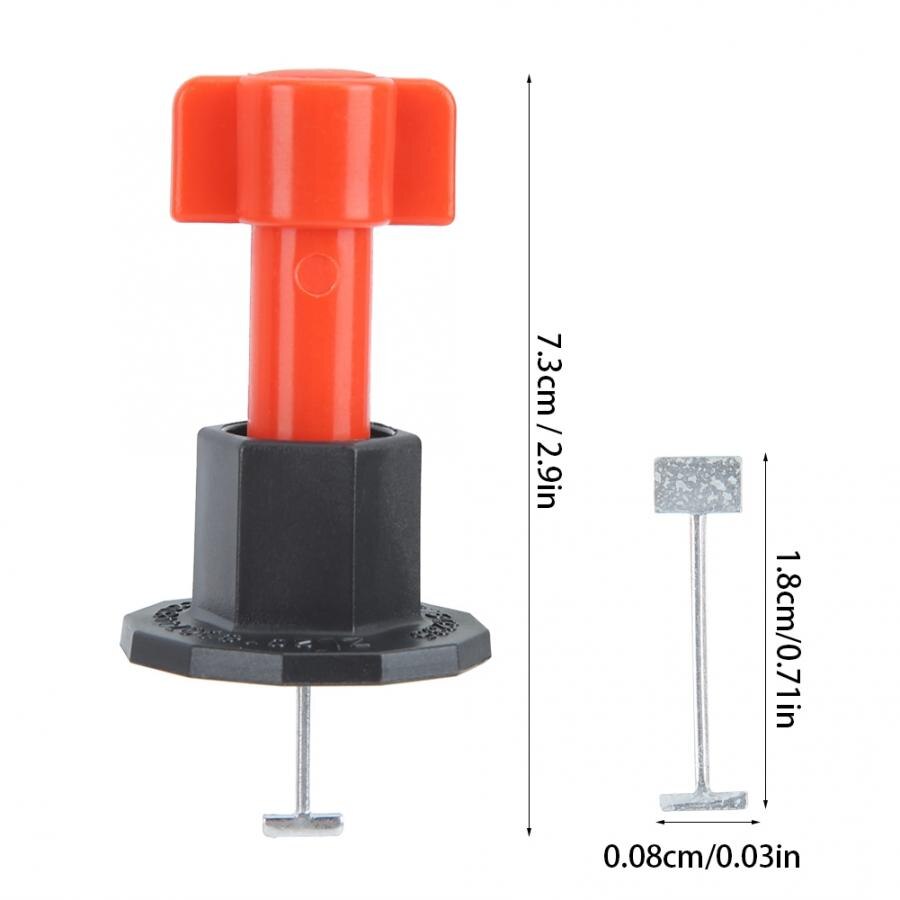 25Pcs Tile Leveler Reusable Leveling System Tile Positioning Tool Floor Wall Construction Tools Reusable Anti-Lipge Tile