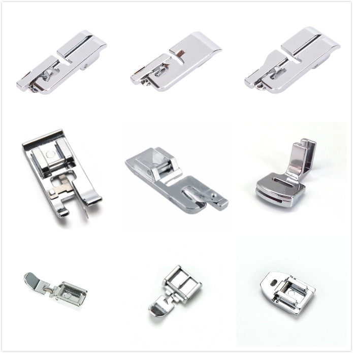 1Pcs Rolled Hem Curling Presser Foot For Sewing Machine Singer Janome Sewing Accessories