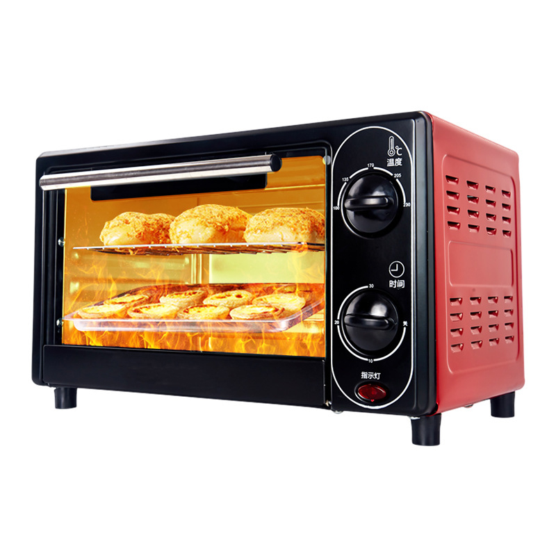 Multi Function 12L Electric Oven Household Bread Cake Baking Small Oven Timing Conveyor Pizza Ovens Kitchen Appliances bakery