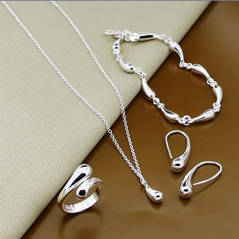 Sieraden Sets 925 Sterling Zilver Water Ketting Ar Grandado sieraden-sets-925-sterling-zilver-water-ketting-ar-grandado
