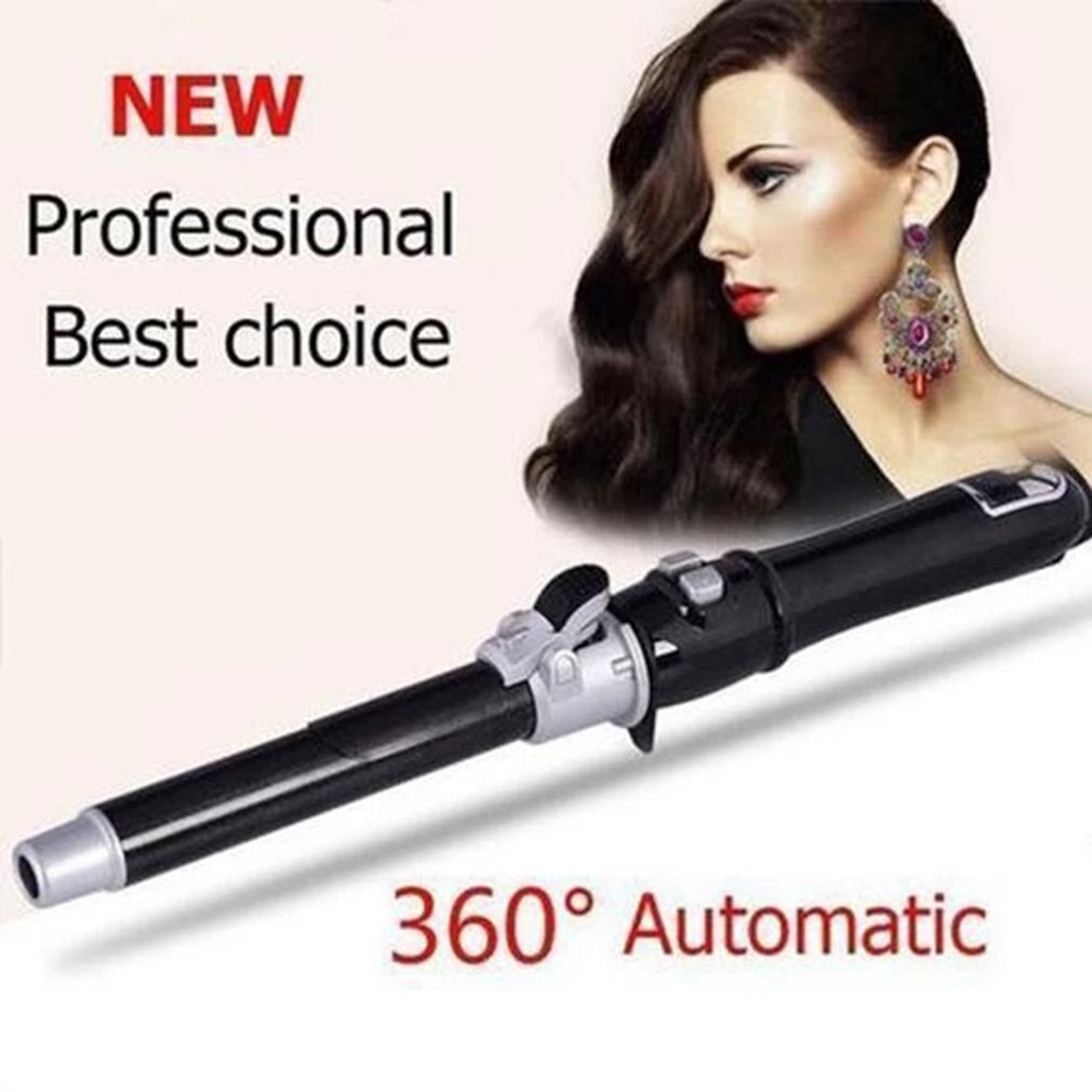 Rotating Curling Iron Automatic Hair Curler Stick Ceramic Roll Curling 360-degree Automatic Rotation Styling Tools