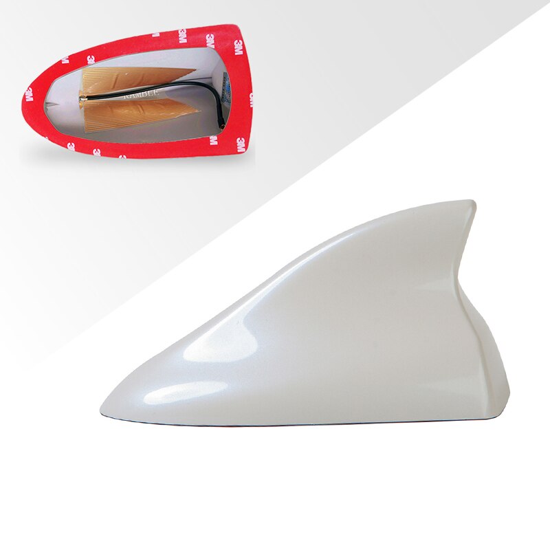 Wanderung Hai Flosse Antenne für Nissan Qashqai,Qashqai J10 NJ10 JJ10 J11, Auto Hai Flosse Antenne, zubehör 2007: Perle Weiß Standard