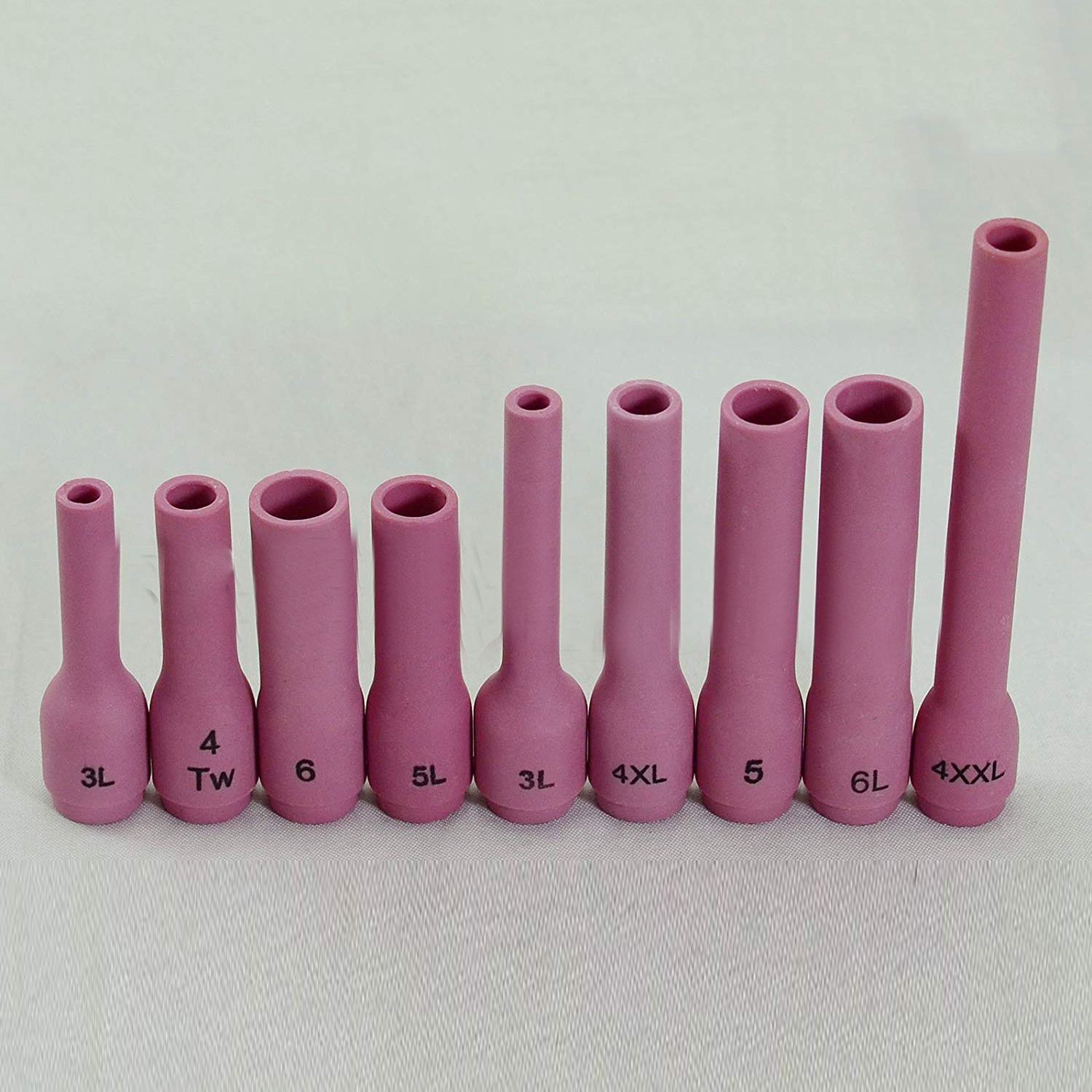 46 PCS/Set TIG Gas Lens Collet Body Assorted Size Kit Fit SR WP 9 20 25 TIG Welding Torch 46pcs