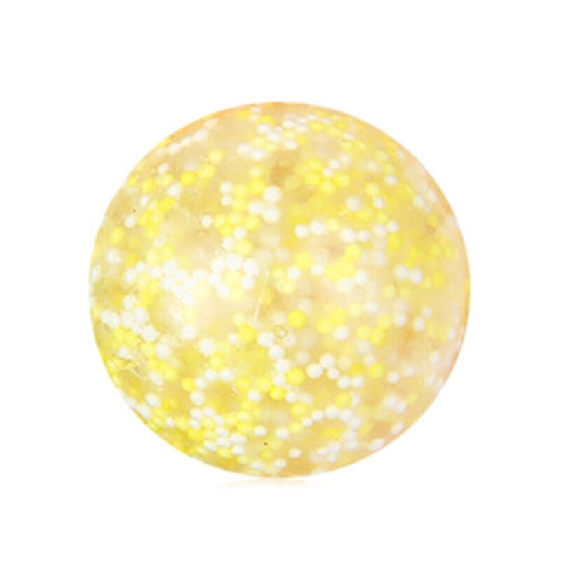 Spongy rainbow ball leksak svampig pärla stressboll leksak pressbar stress squishy leksak stressavlastning boll anti-stress leksaker: B