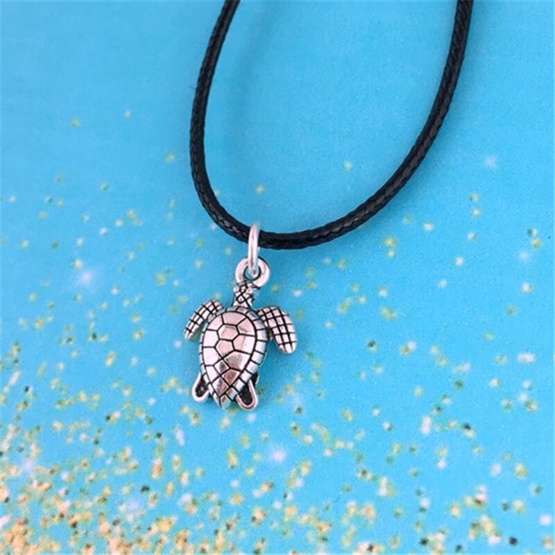 Collar de gargantilla de tortuga, joyería de tortuga de mar para collar de hombre, joyería de playa, de sealife, collar unisex, gargantilla de océano