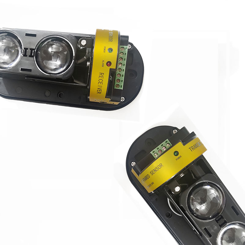 150m Sensor Alarm Dual Beam Photoelectric Infrared Detector For Home Security Perimeter Protection And Intrusion Detection