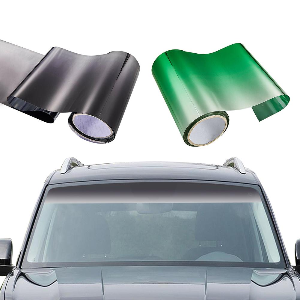150*20CM Autoruit Zonneklep Strip Tint Film Voorruit UV Schaduw DIY Decal Banner Zon- proof Kleur-snelle
