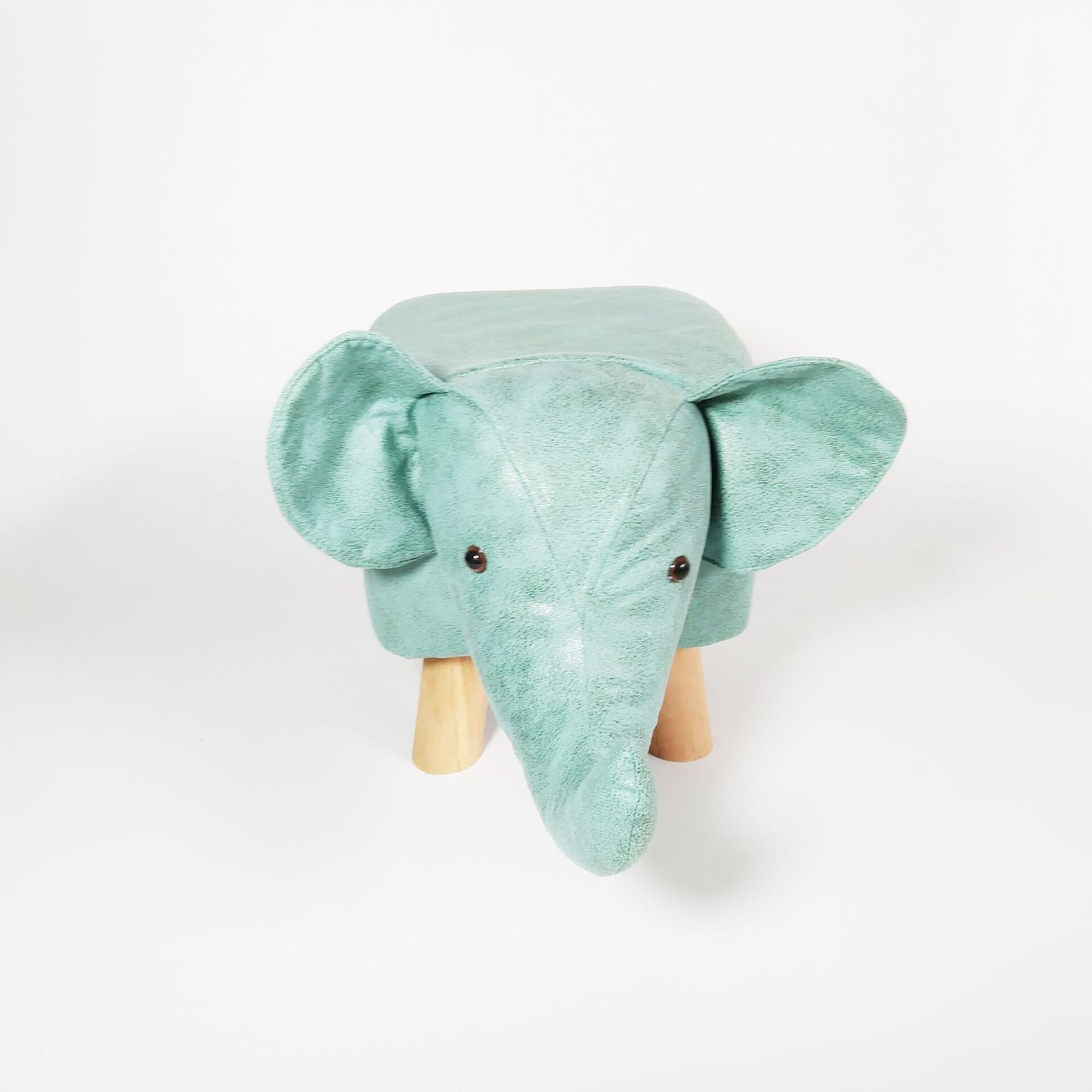 Europeisk stil moderne personlighet barndyr elefant kalv valp lav krakk massivtre hjemme sofa krakk mj: G