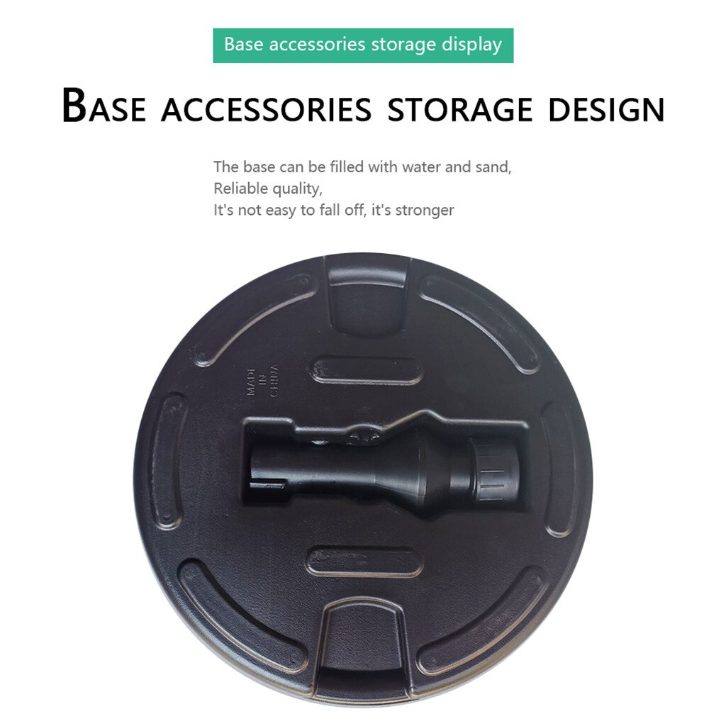 Portable Outdoor Parasol Garden Umbrella Base Stand Round Patio Beach Garden Patio Umbrella Support Sun Shelter Accessory