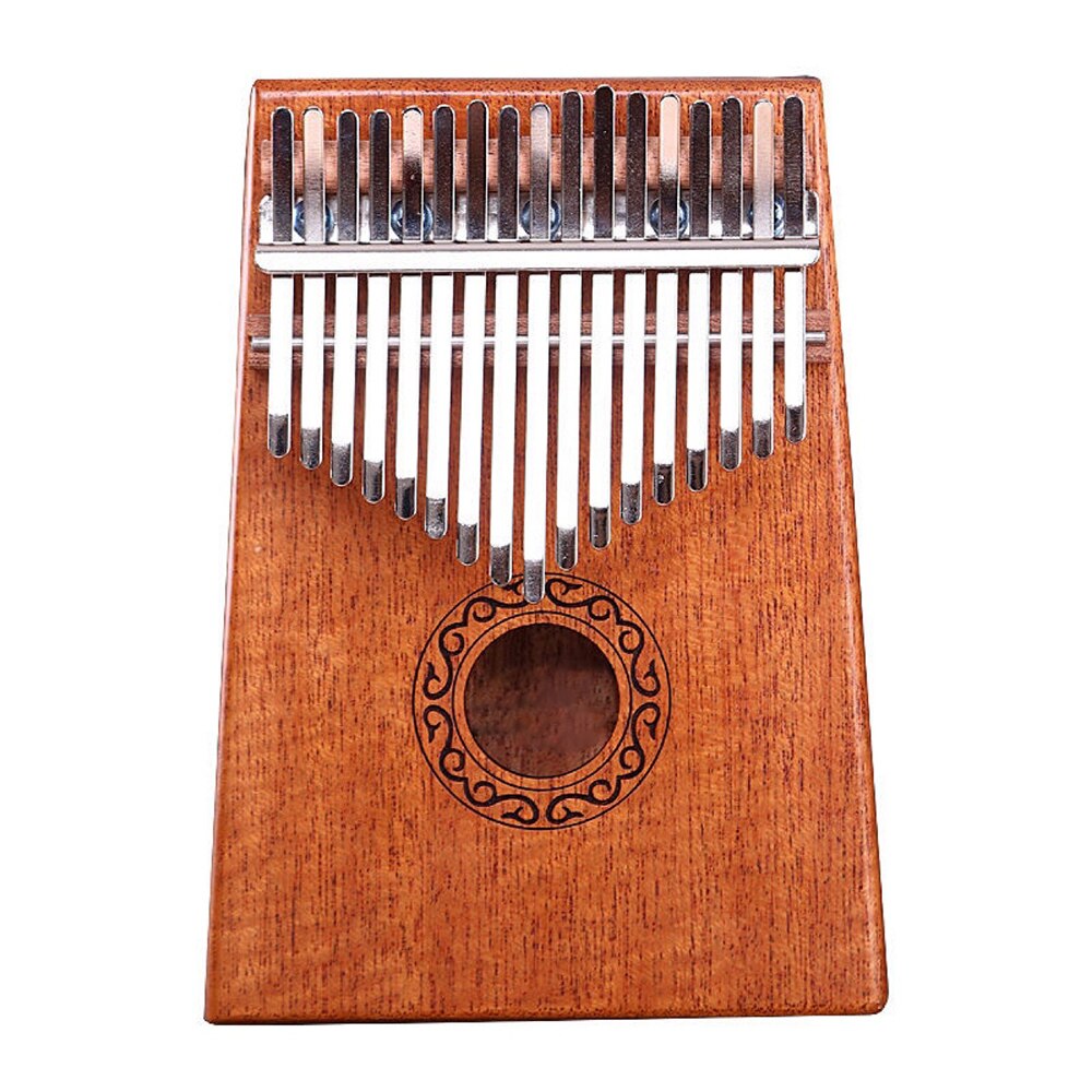 Kalimba 17 Key Piano Prachtig Muziekinstrumenten Mahonie Duim Piano Draagbare Duim Piano Draagbare Piano Muziekinstrument