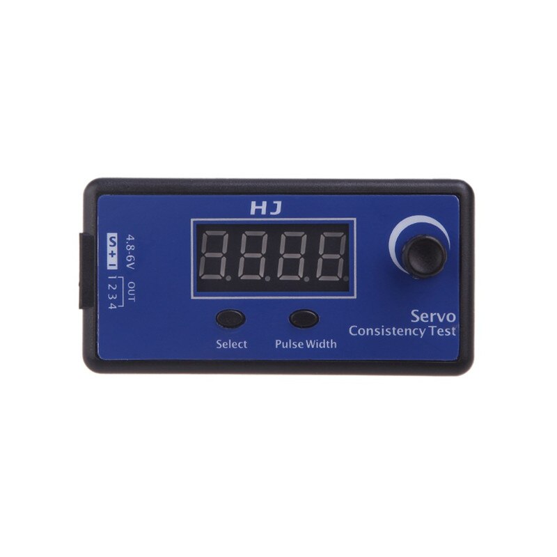 Digital 1-4s Servo Tester/ESC Consistency Tester for RC Airplane DC 5-6V 3 Modes Steering Gear Measurement for RC
