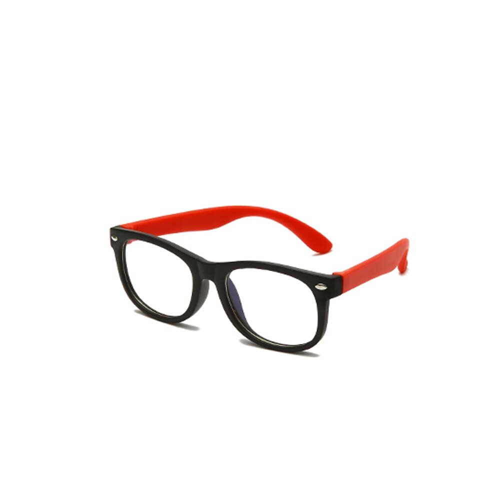 Anti Blue Light Kids Glasses Boys Girls Square Optical Frame Eyeware Computer Transparent Eyeglasses Candy Color Reading Glasses: red