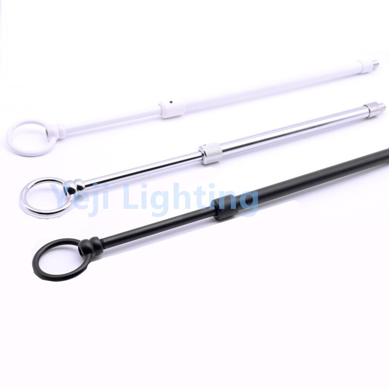 M10 thread Telescopic tube flexible pipe Telescopic pole alloy hollow pipe with hook ceiling rose ceiling canopy ceiling plate