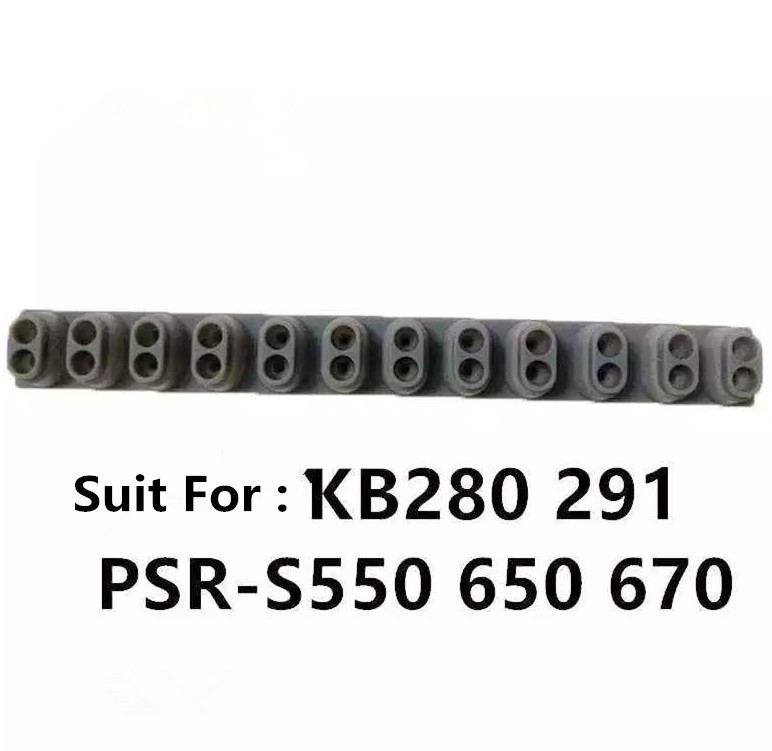 Para Yamaha teclado KB280 KB290 PSR 650 PSR670 PSR-S550 Barra de goma conductora