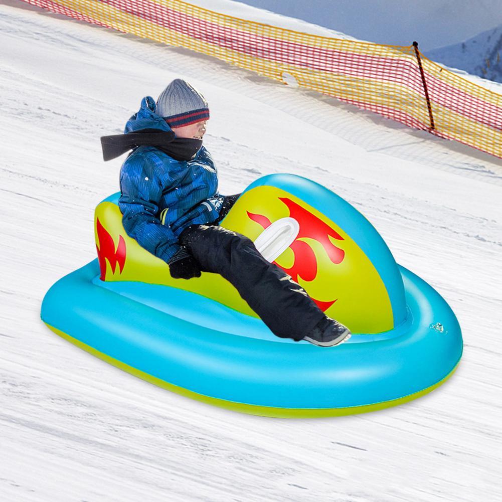 Aufblasbare Schnee Schlitten hoch-elastische Aufblasbare Schnee Rohr Komfortable Rodeln Rohr PVC Winter Sport Rodeln Rohr für Familie