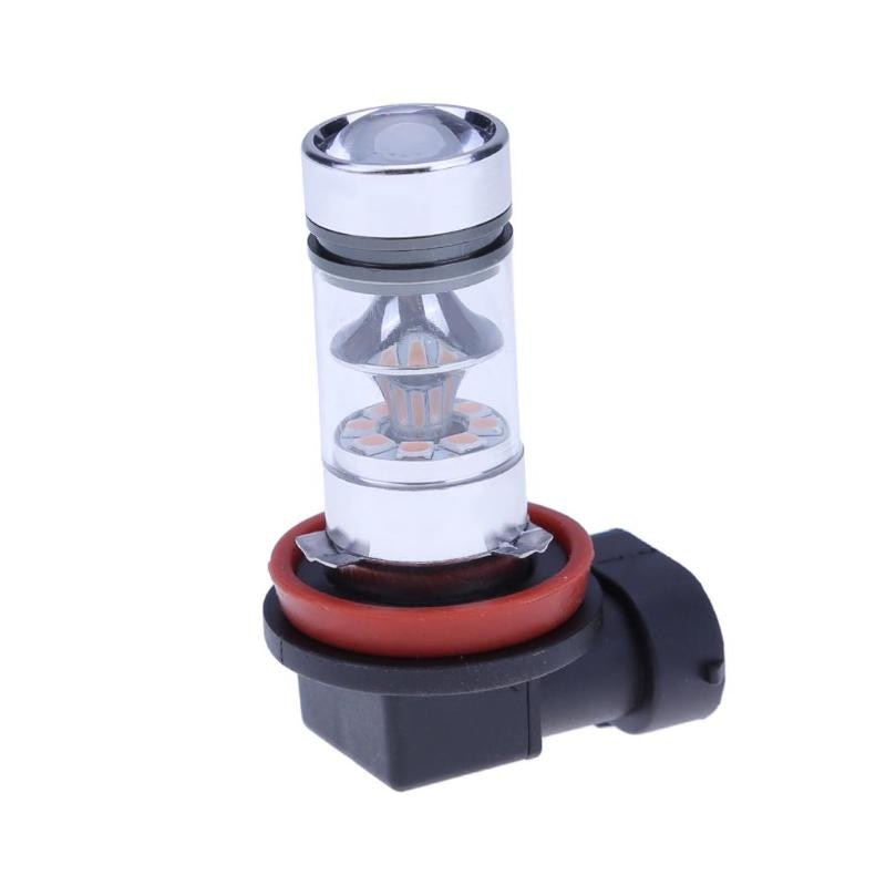 2 pièces H8/H11 voiture Led feux de jour ampoules Super lumineux 100W brouillard lampe Automobiles phare émettant de la lumière