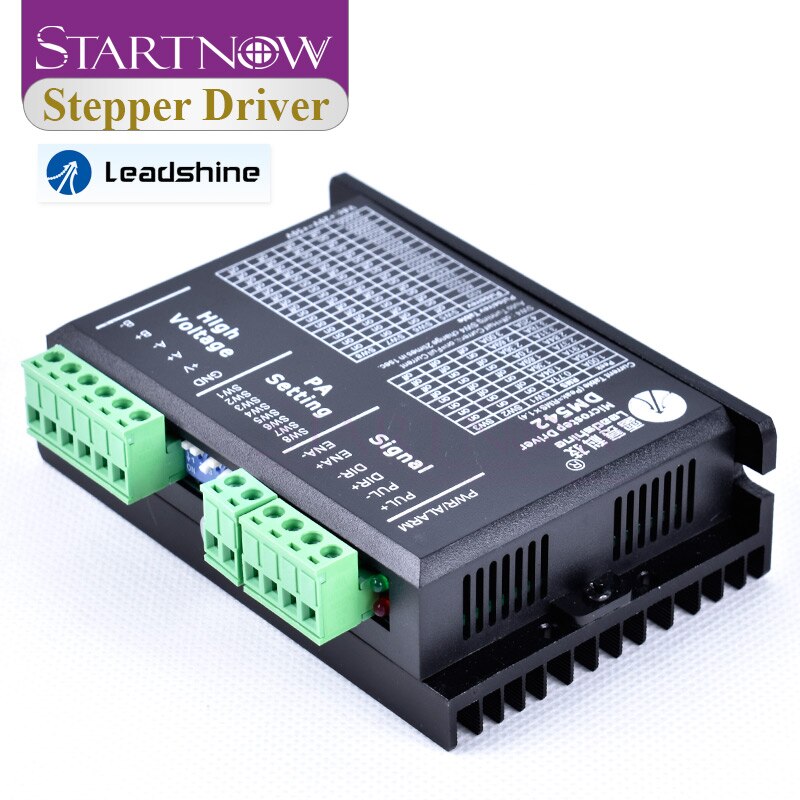 Startnow DM542 Analog Stepper Motor Driver 2 Phase 20-50VDC Max 4.2A Digital Leadshine Driver For CO2 Cutting Machine