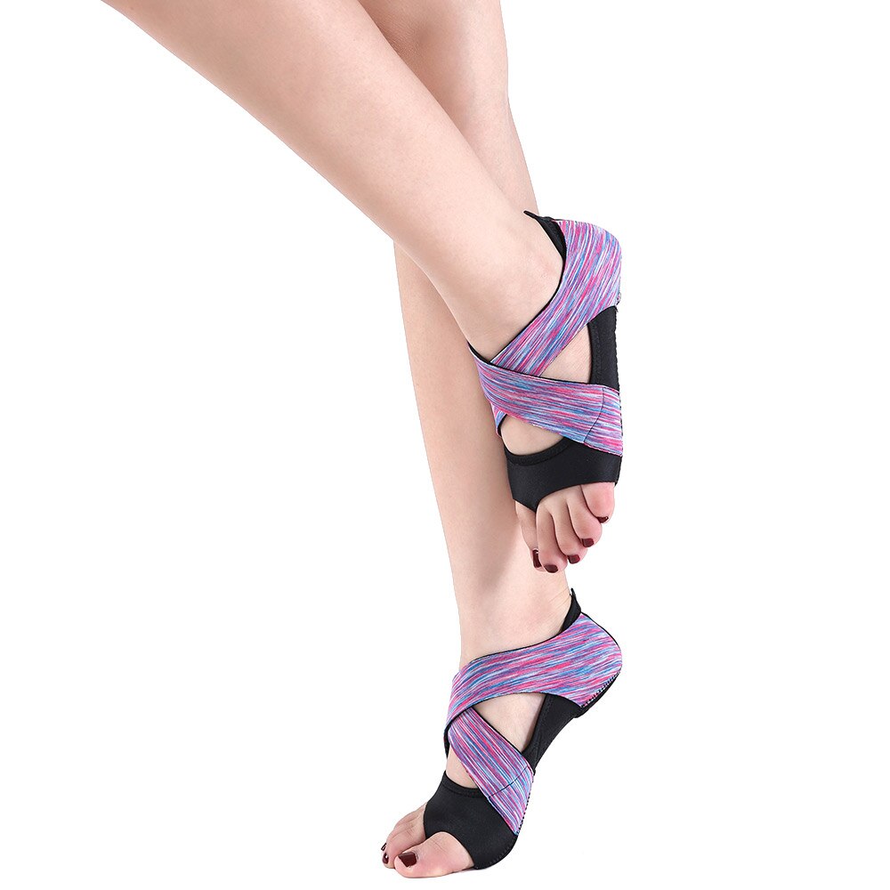 Yoga Shoes Women Gym Socks Stretch Flat Soft Non-Slip Indoor Pilates Ballet Dance Fitness Training Accessories