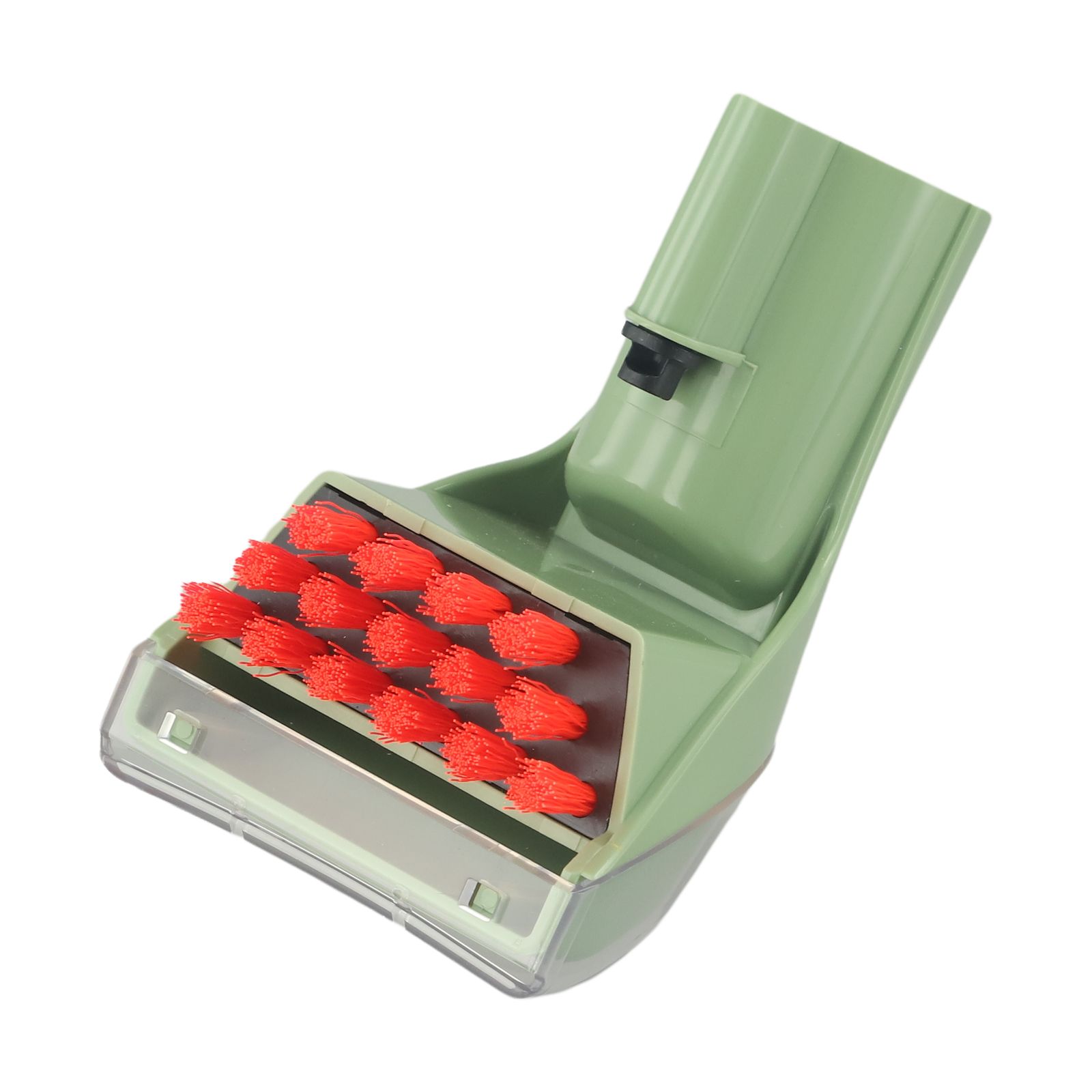 Tapijtvlekverwijderaar Borstel Borstel Draagbare diepe reiniger Zwartgroen Tapijtreiniger Lichtgewicht bevestigt aan slang: Black