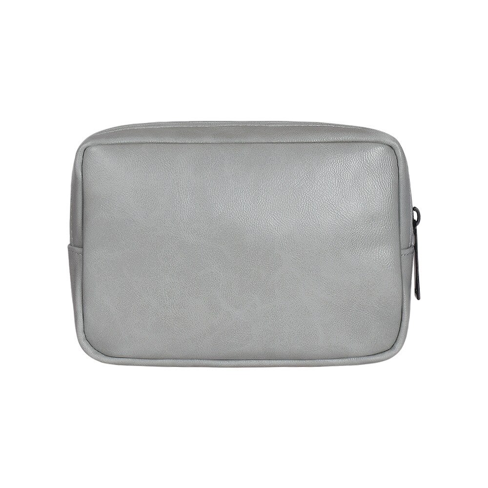 Neue Lagerung Daten Kabel Reisetasche U Disk Energie Bank Elektronische Zubehör Organizer Kopfhörer SD Karte Energie Bank Container Beutel: grau PU
