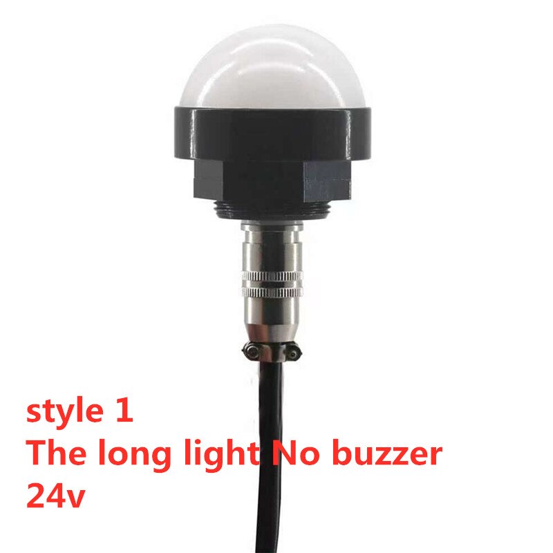 MINI luz LED de advertencia, 3W, 24V, impermeable, a prueba de polvo, máquinas industriales, Tricolor, hemisphererial, indicador de alarma de Metal, lámpara de fallo