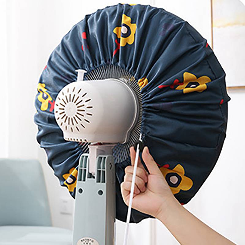 Fan Dust Cover Protection Cover Fan Cover Household All-inclusive Fabric Round Floor-standing Stereo Fan Dust Cover