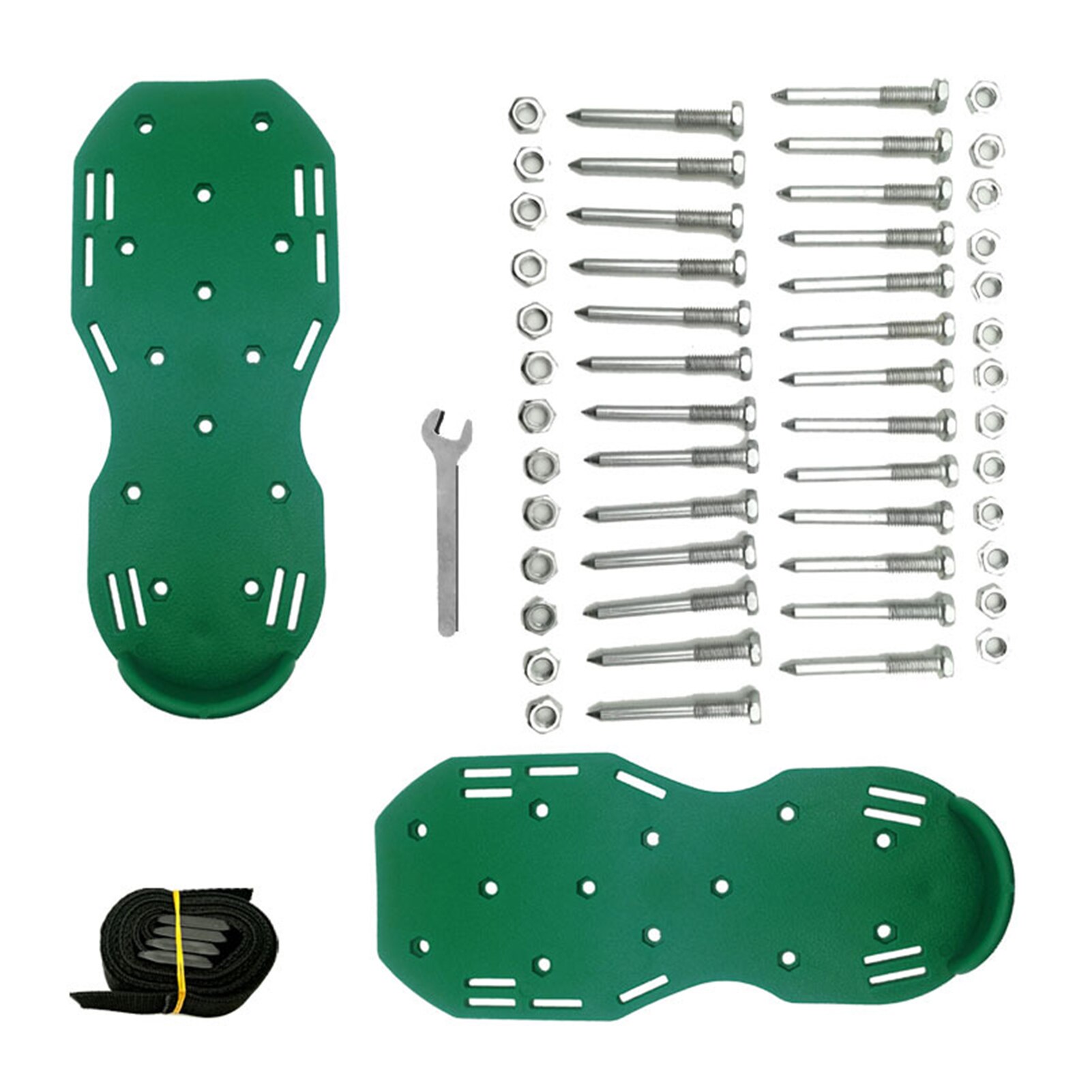 Sandalias de aireación de jardín para hombre y mujer, zapatos de gran resistencia con correa de gancho, Patio exterior, con pinchos, para césped