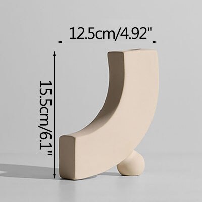 Bloemstuk Desktop Nordic Stijl Licht Luxe Kleine Keramische Vazen Decoratie Ornamenten Home Decoratie Accessoires: D