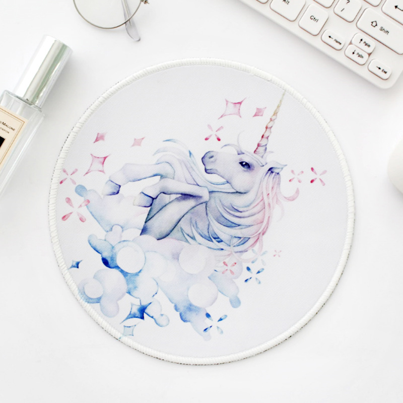 Flamingo Unicorn Waterproof Office Desk Mat Accessories Organizer School Supplies Mouse Mat