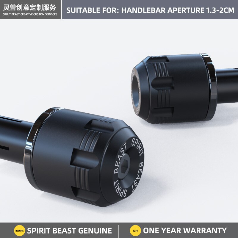 SPIRIT BEAST motorcycle handlebars modified parts motor handlebar balance plug handles Motocross anti-fall protection block: L12 D