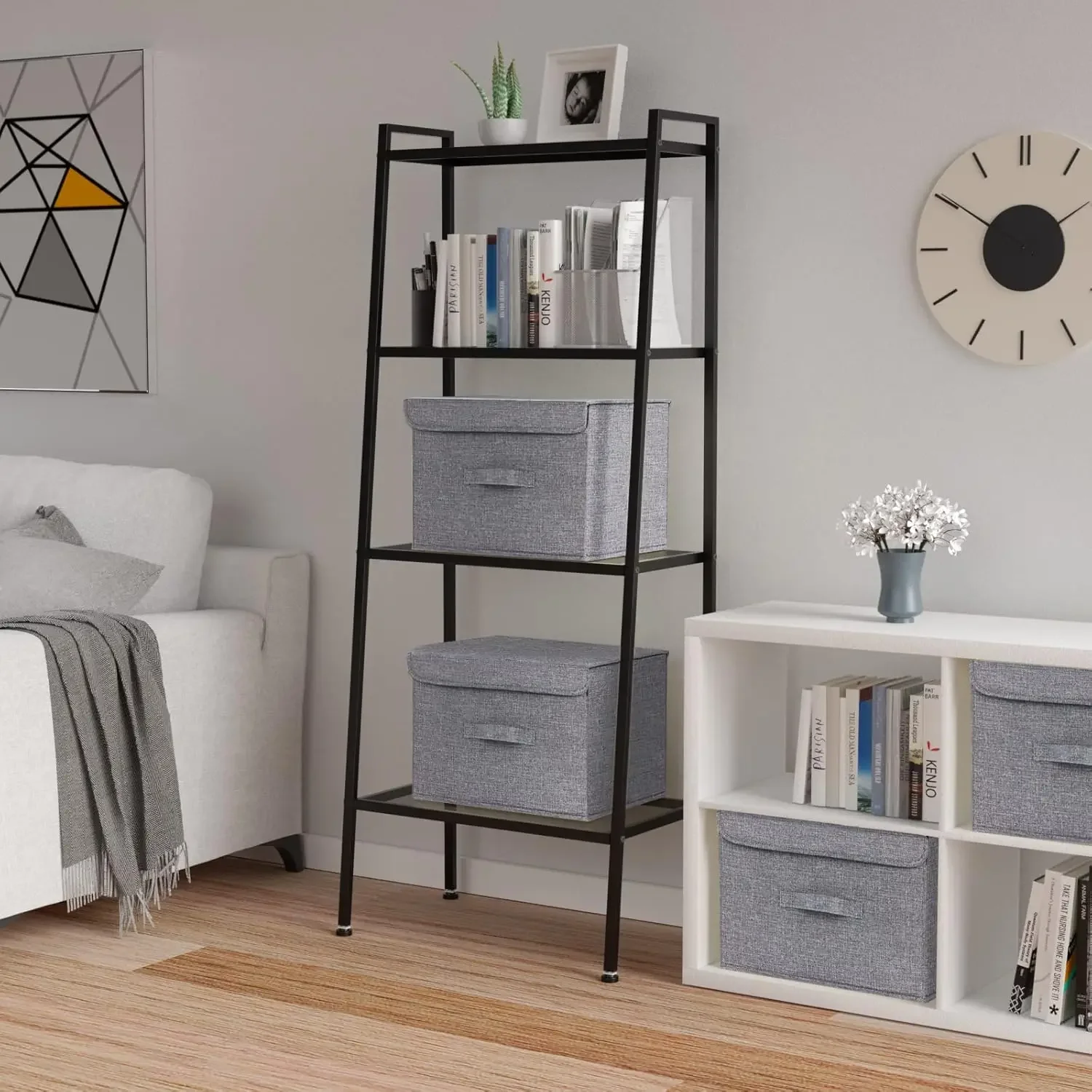 Folding Non Woven Fabric Storage Box Large Capacity Dustproof Storage Box Home Supplies Clothing Sock Dustproof Storage Box