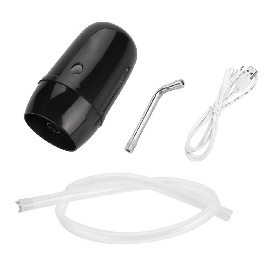 Usb-frakt vannpumpe dispenser sikker høy ytelse vanndispenser kontor til hjemmet: Svart