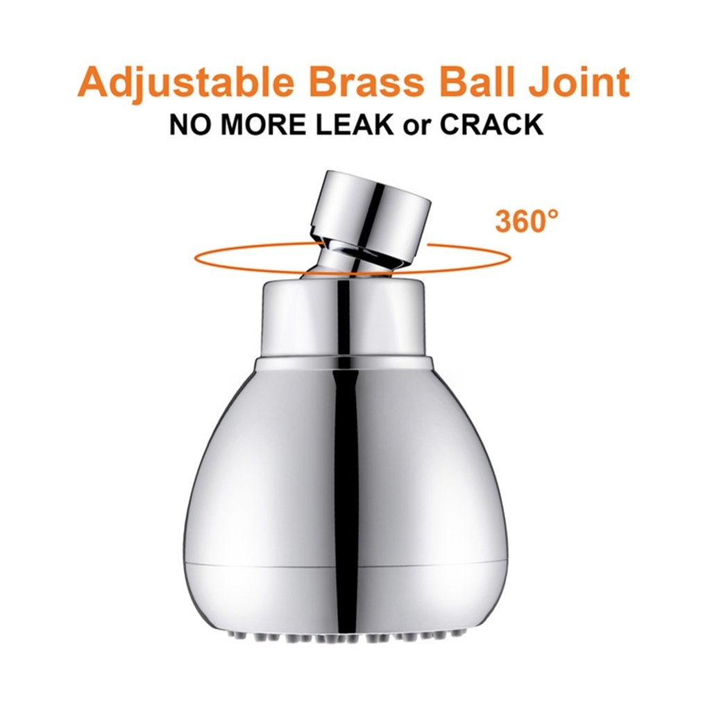 In-wall Rain Shower Plastic Small Top Spray Pressurized Water-saving Bath Shower Head 3 Inch Leak-proof Fixed Shower Head