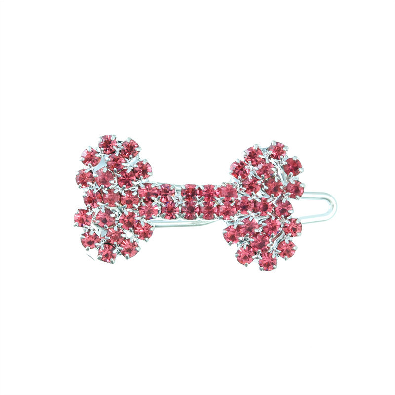Haustier-Haarspangen für Hunde, Schleifen, Haarspangen für Welpen, Hunde, Katzen, Yorkie, Teddy, Haarpflege, Haustier, schöNe Haarnadeln, Haustier-Haar-Accessoires: Silber
