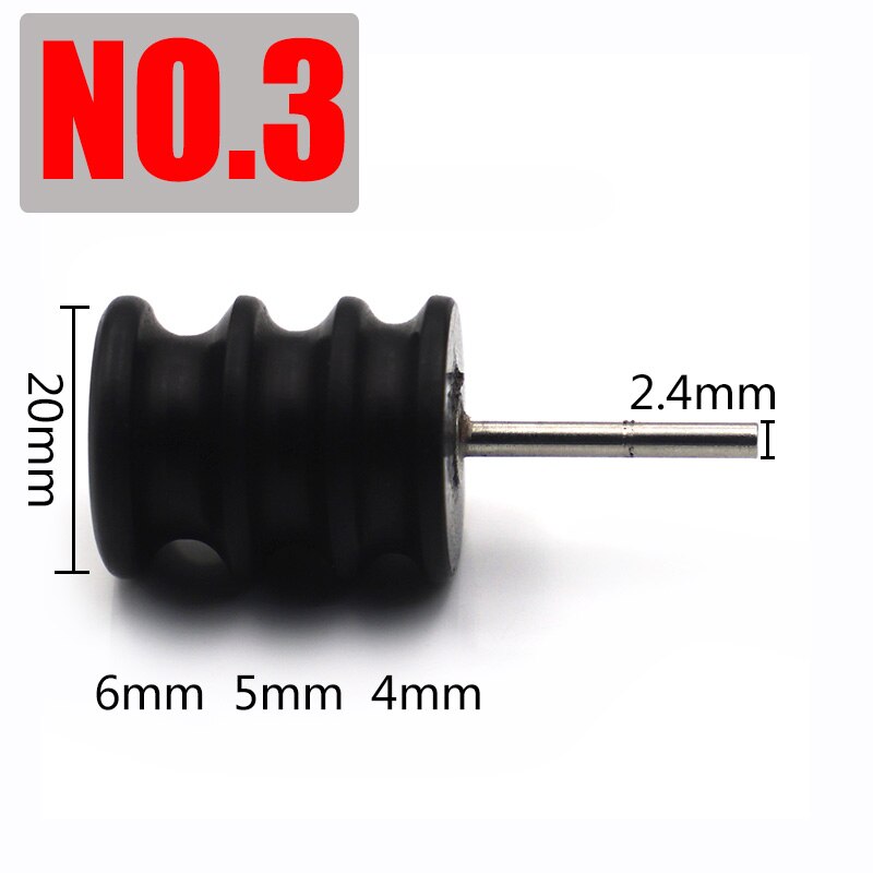 DIY Leather Grinding Tools Mini Portable Drill Versatile Polishing Machine Bits Tools Kit Purple Sandalwood Grinding Head Suit: NO.3  Grinding head