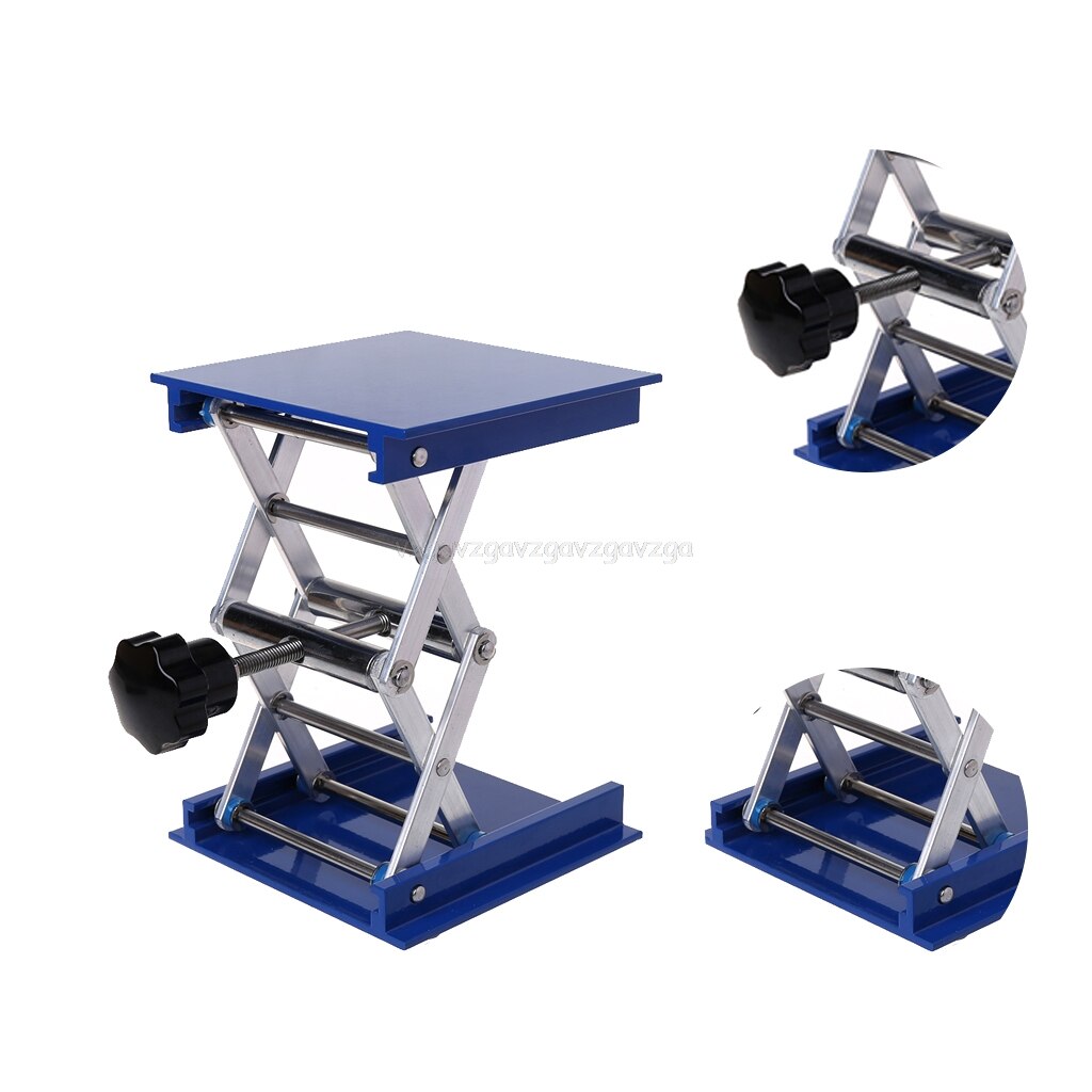 4"x4" Aluminum Router Lift Table Woodworking Engraving Lab Lifting Stand Rack lift platform Au16