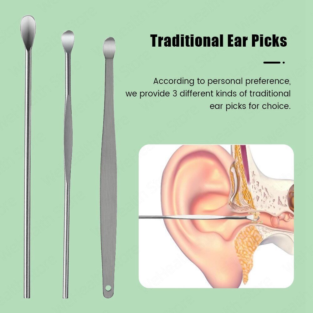 Ear Wax Cleaner Earwax Removal Tool Pick Digging Artifact Earpick Cleaning Ears Remover For Clean Your Kit Tools Stick Personal