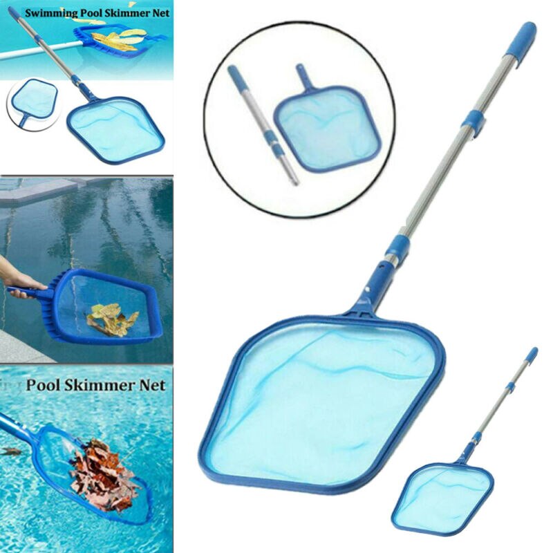 Leaf Net Grade Fine Mesh Pool Skimmer Net Bag Catcher Aquarium Swimming Pool Cleaning Tools Rake Accessories