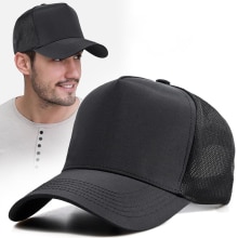 Man Large Size Mesh Baseball Hat Summer Outdoor Sun Hat Cotton Truck Caps Plus Size Sport Cap 56-60cm 60-65cm