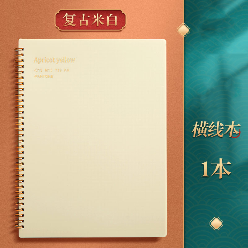 Retro A4/A5/B5 Spoel Notebook Morandi Dagboek Dagelijks Wekelijks Maandelijkse Planner Spiraal Notebook School Kantoorbenodigdheden: green / B5