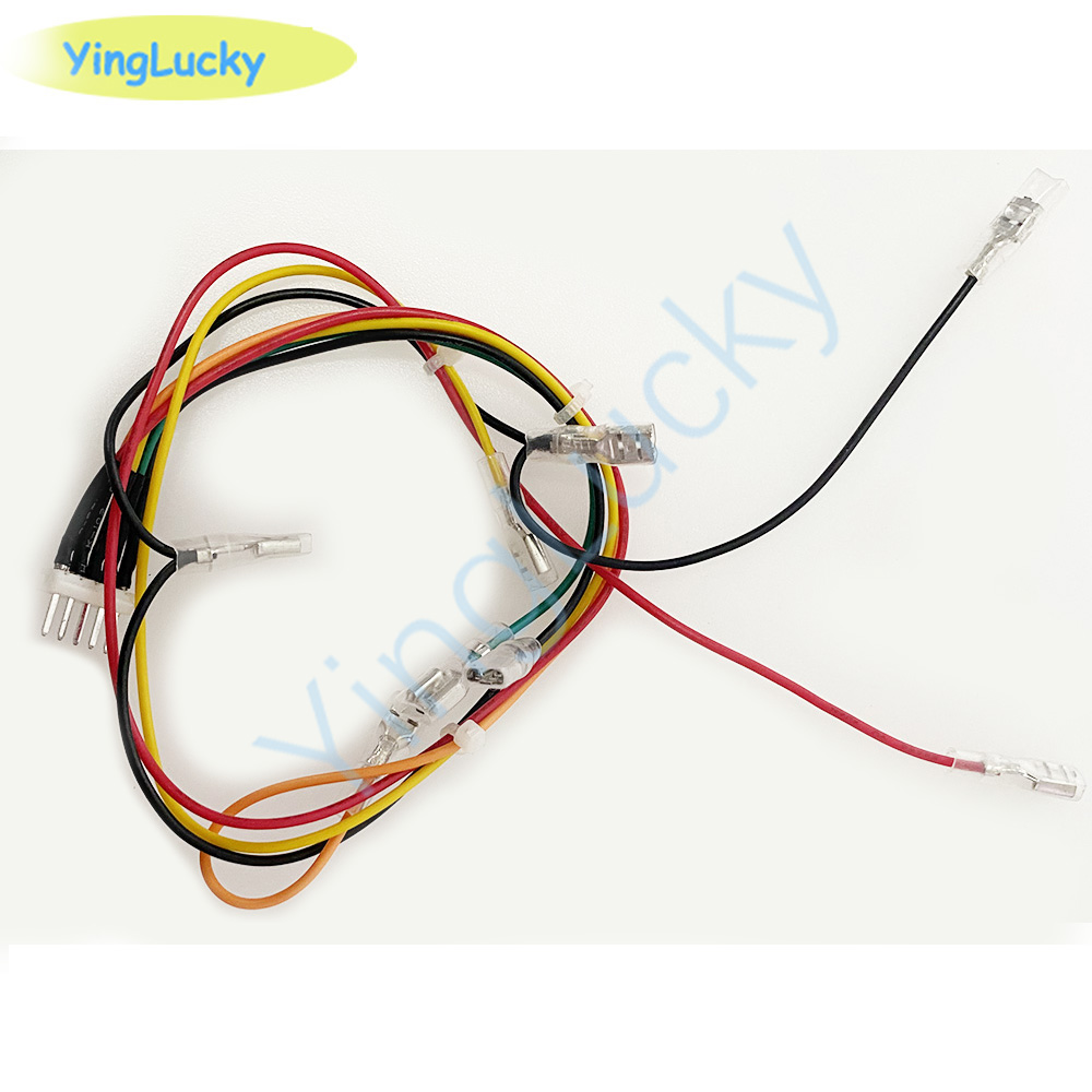 5-poliges Joystick-Kabel, 4 Kategorien, Kabel mit 5-poligem Joystick für Sanwa/SEIMITSU Joystick la soi eine USB-Enco: gelb