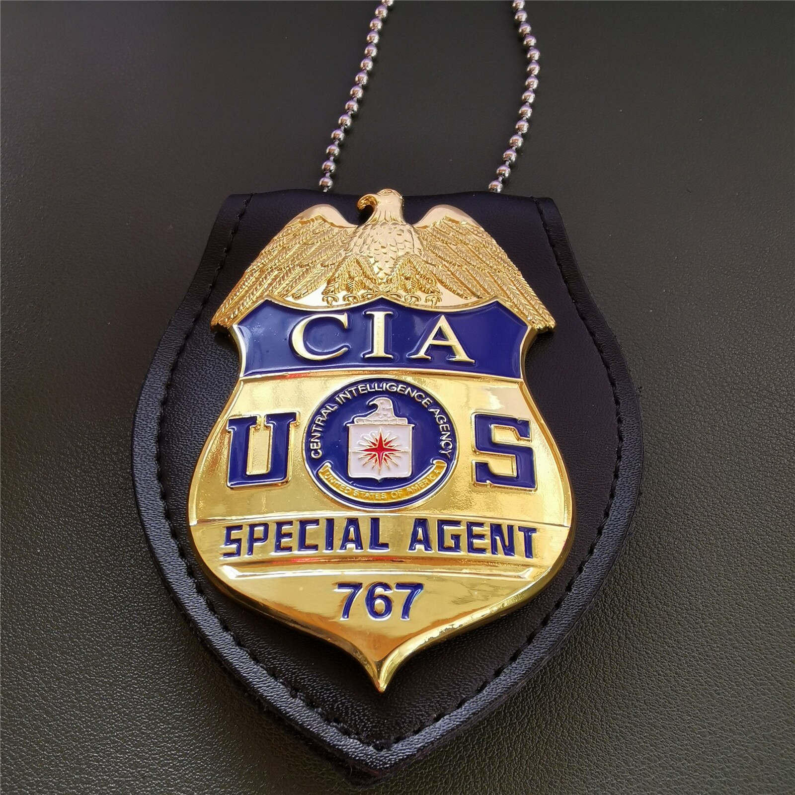 Amerikaanse Cia Agent/ Badge Nummer 767, 1:1: Badge-badge holder