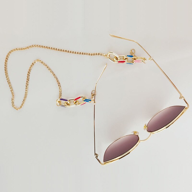 Reading Glasses Face mask Chain For Women metal Imitation pearls Non-slip Sunglasses Cords Casual Eyeglass Chain For Men