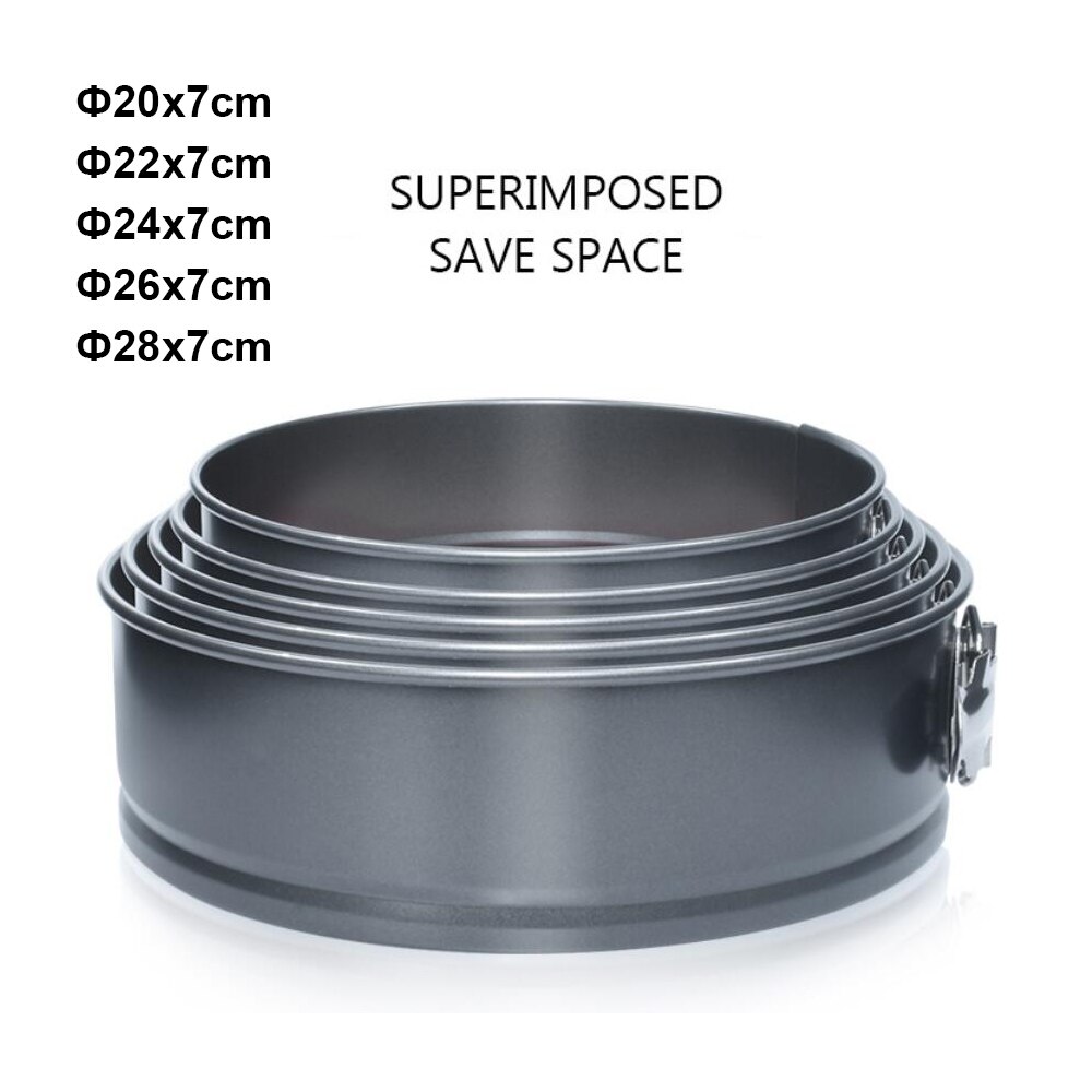 removable non-stick carbon steel mold cheese bakeware with removable bottom