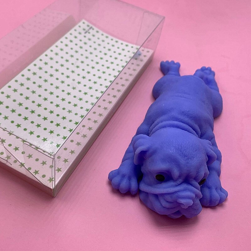 Fidget toys Anti-stress Pop It Cute Puppy Soft Toy Pug Healing Fun Kawaii Stress Reliever Toys: F5