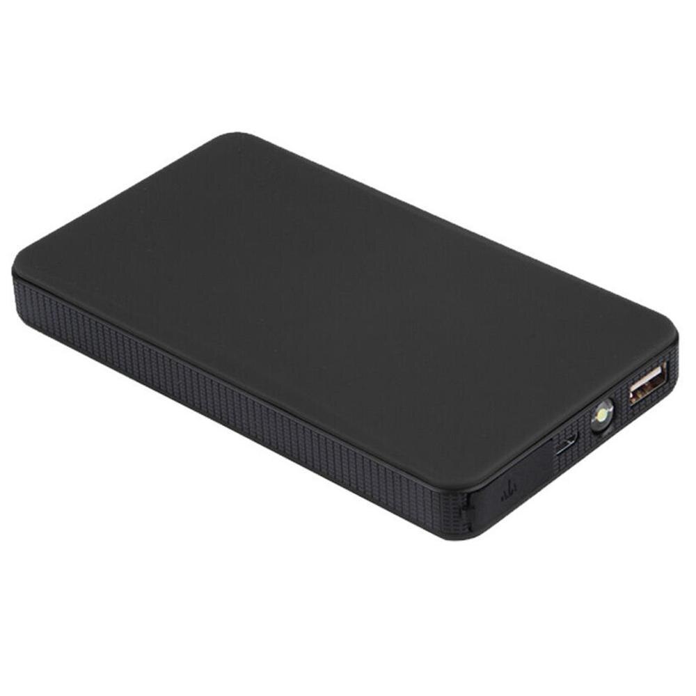 Auto Jump Starter Draagbare Uitgangspunt Apparaat Aansteker Power Bank Booster Batterij Oplader Draagbare Auto Starter Lichter: Black
