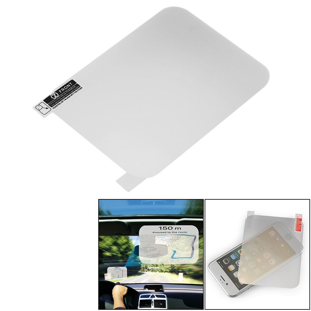 HUD Auto HUD consumo de combustible HUD Speeding Head Up pantalla del proyector película reflectante de advertencia de conducción película reflectante