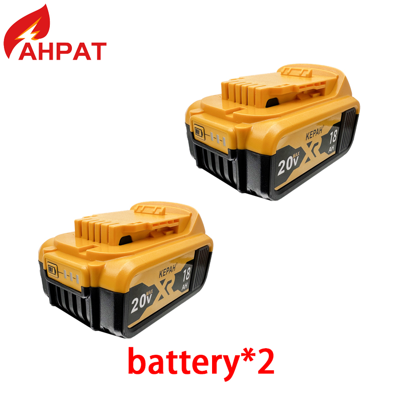 Baterías de 20V, batería de iones de litio DCB203 de 18,0Ah para herramientas Dewalt Max DCB205 DCB206 DCB200 DCB182 DCB180 DCB230 DCD DCF DCG Series: Gris