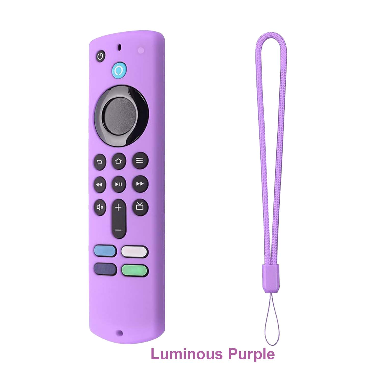 WESOPRO Silicone Case Protective Cover For Fire TV Stick 4K MAX/ 3rd Gen /4K Remote Control Anti Dustproof Case Shell: Light Purple