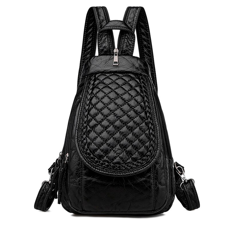 2020 mulheres mochilas de couro macio bolsa de ombro viagem senhoras bagpack sacos de escola para meninas alta qualidade sac a dos feminino novo: style3